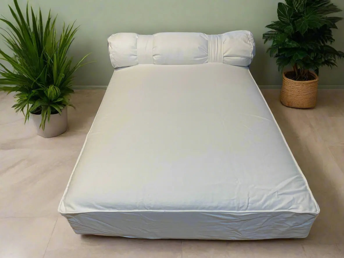 Large Eco Couch with one bolster cushion Large - 109cm x 80cm x 18cm
