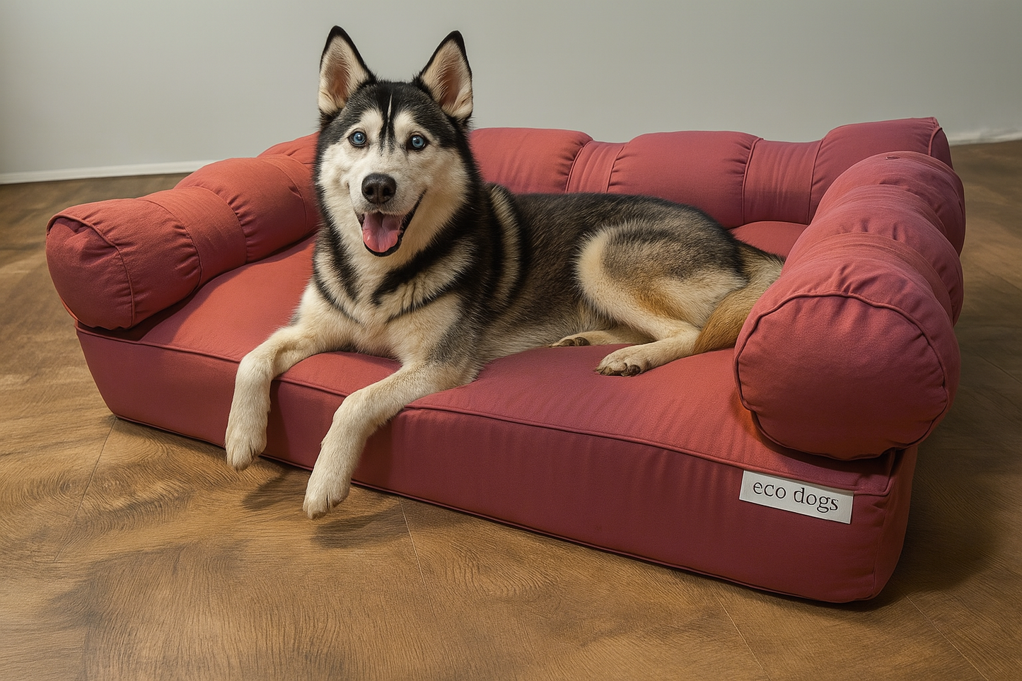 XLarge Orthopedic Dog Bed with Three Bolster Cushions - Eco Friendly & Non-Toxic