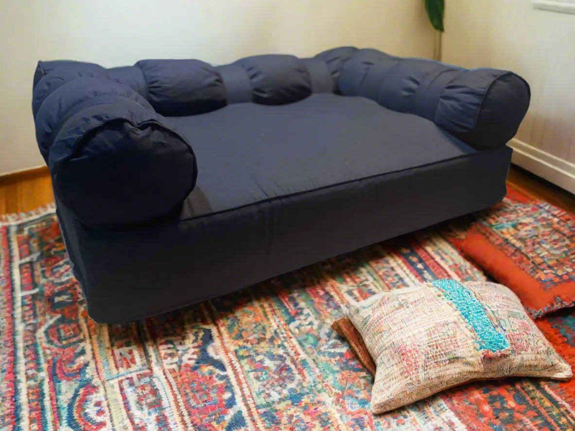 Large Eco Couch with three bolster cushions Large - 109cm x 80cm x 18cm