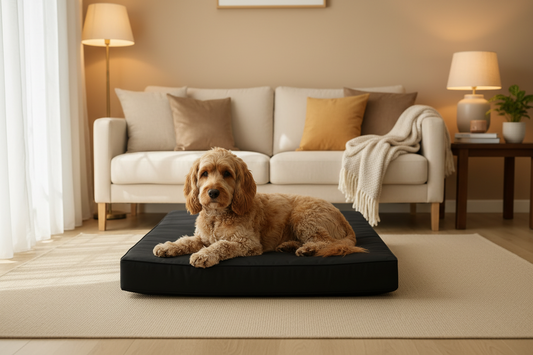 Medium Orthopedic Dog Bed No Cushions - Eco Friendly & Non-Toxic