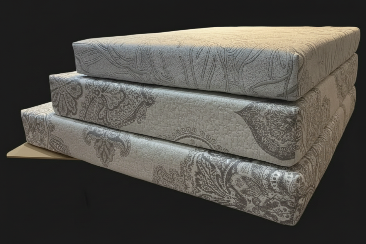 Luxury Quilt Ticking Dog Bed Mattress Protector - Machine Washable