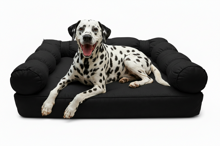 XLarge Orthopedic Dog Bed with Three Bolster Cushions - Eco Friendly & Non-Toxic