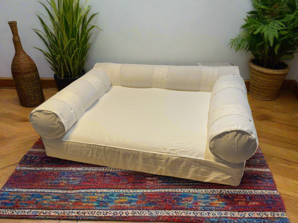 Medium Eco Couch with three bolster cushions