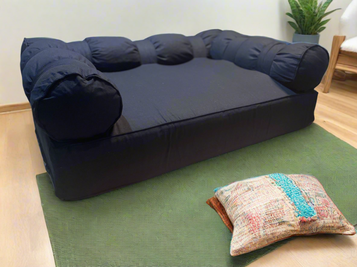 Large Eco Couch with three bolster cushions