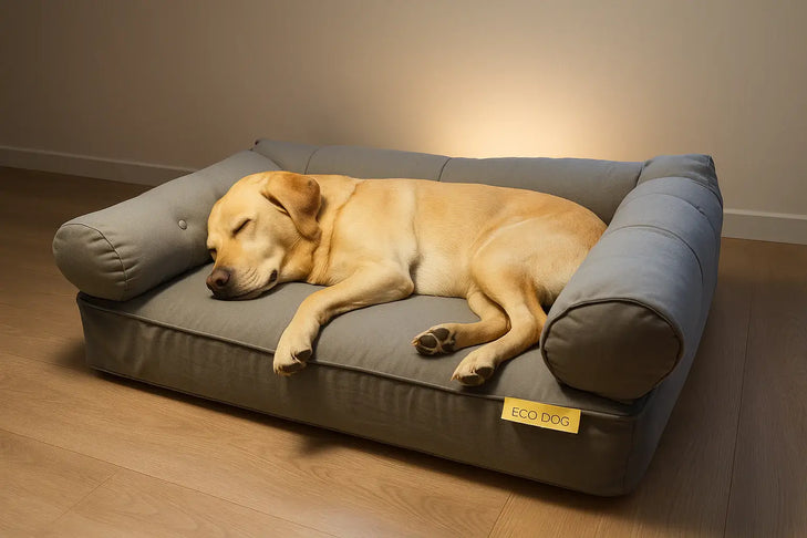 Large Orthopedic Dog Bed with Three Bolster Cushions - Eco Friendly & Non-Toxic