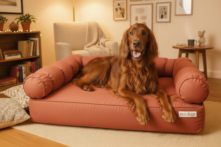 XLarge Orthopedic Dog Bed with Three Bolster Cushions - Eco Friendly & Non-Toxic