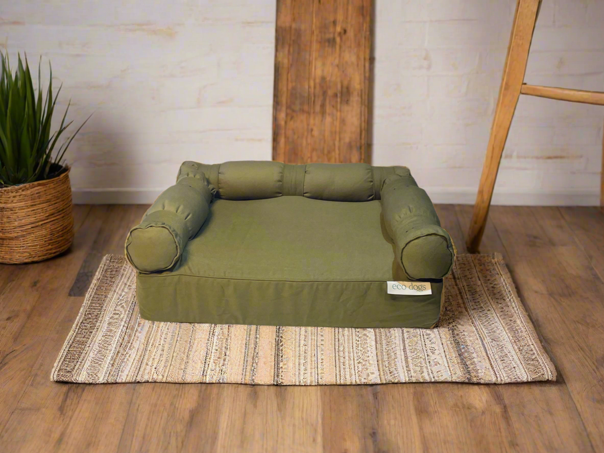 Eco Dog Bed Cover Sets - 100% Raw Cotton Fibre - Washable & Made to Last