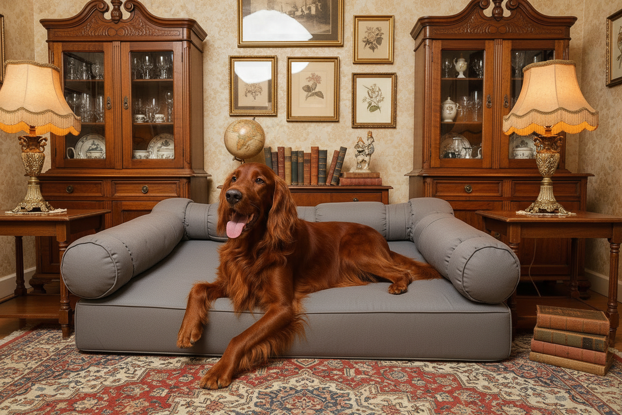 XLarge Orthopedic Dog Bed with Three Bolster Cushions - Eco Friendly & Non-Toxic