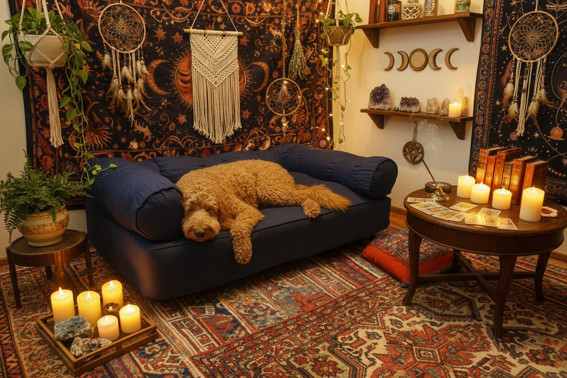 Large Orthopedic Dog Bed with Three Bolster Cushions - Eco Friendly & Non-Toxic