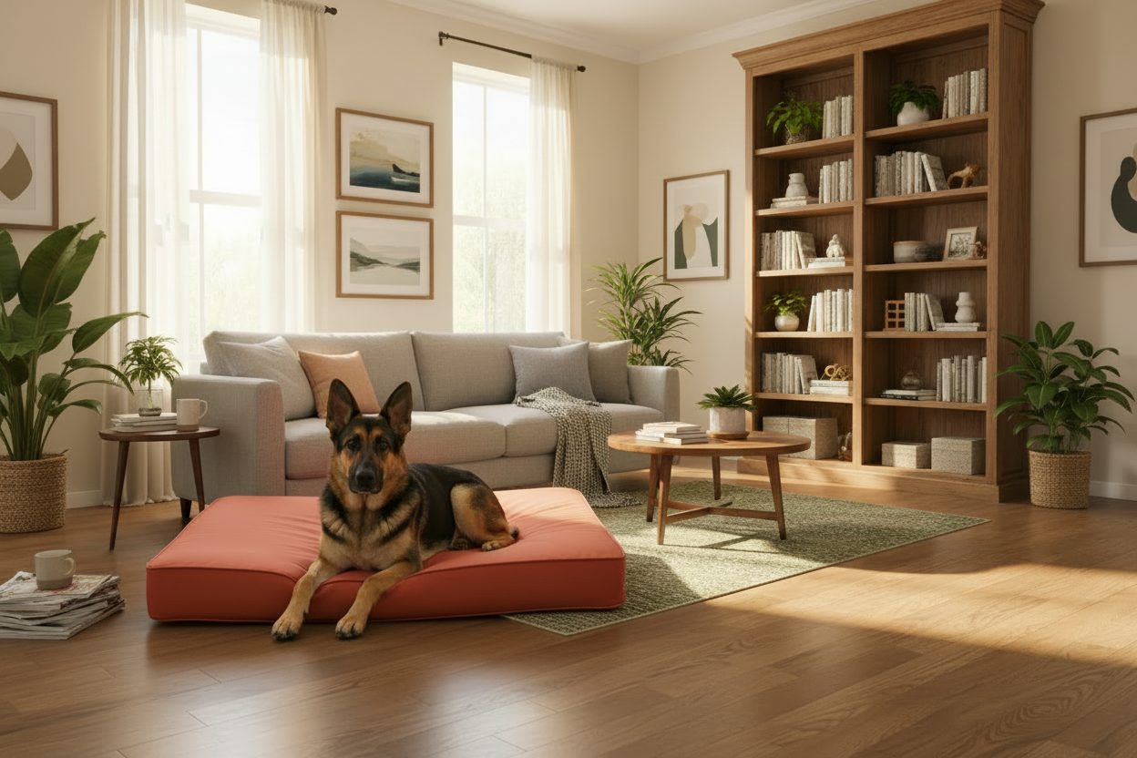 XLarge Orthopedic Dog Bed NO Bolsters - Eco Friendly & Non-Toxic