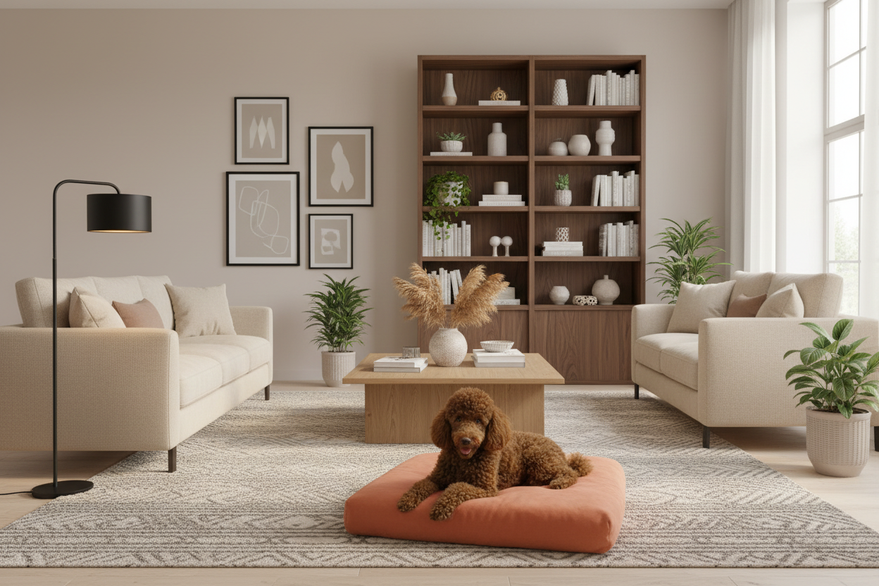 Medium Orthopedic Dog Bed No Cushions - Eco Friendly & Non-Toxic