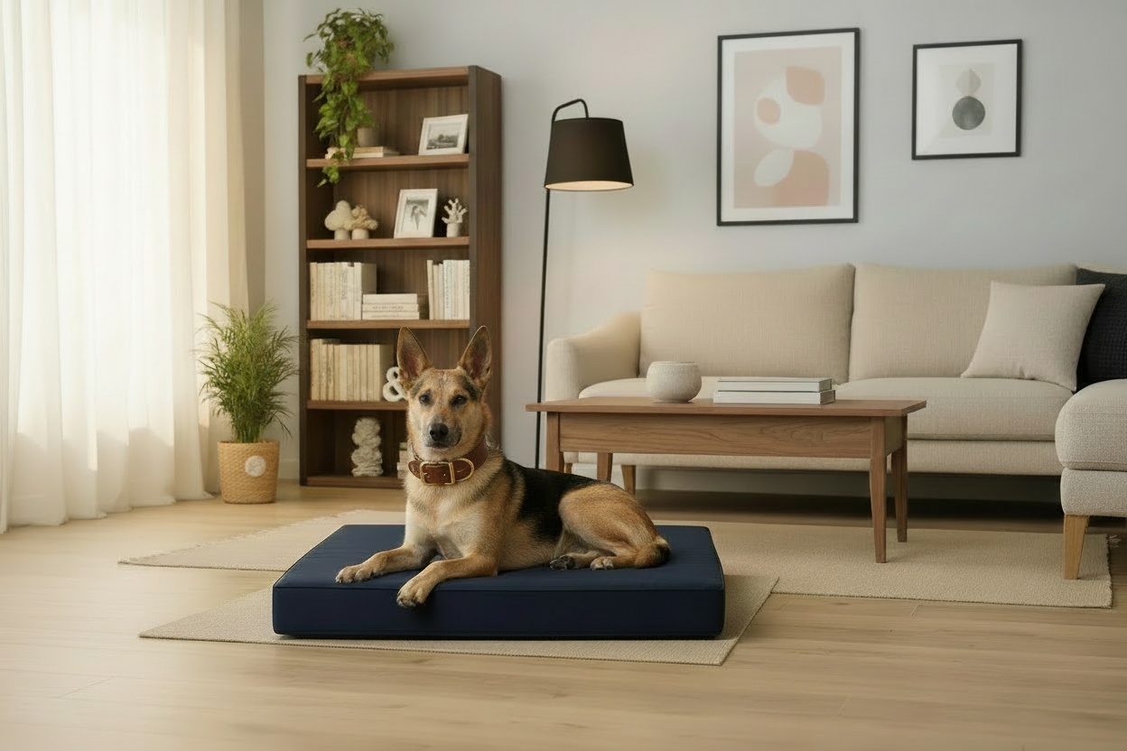 Large Orthopedic Dog Bed No Cushions - Eco Friendly & Non-Toxic
