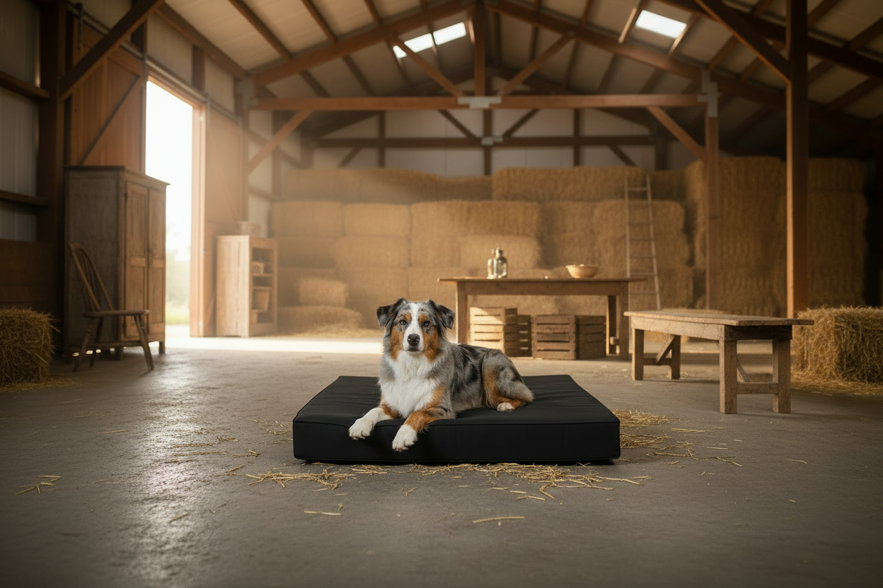 Large Orthopedic Dog Bed No Cushions - Eco Friendly & Non-Toxic