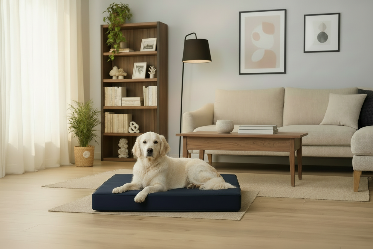 Large Orthopedic Dog Bed No Cushions - Eco Friendly & Non-Toxic